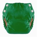 SwaddleBees Snap AIO (All In One) Cloth Diaper (Large, Green)
