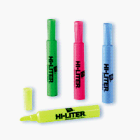 Avery 4 PK FLESCENT HI LITER ( 24063 ) by Pens