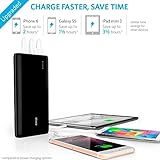 Anker Astro E7 超大容量 26800mAh モバイルバッテリー iPhone / iPad / iPod / Xperia / Galaxy / Nexus / 3DS / PS Vita / Wifiルーター / ウォークマン他対応 【PowerIQ搭載】 (ブラック) A1210012