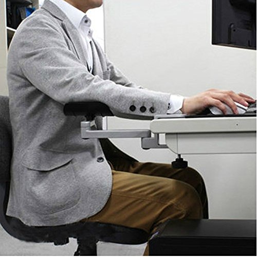 Moonse Ergonomic Arm Support Adjustable Computer Laptop Armrest Desk