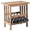Mission Magazine End Table - Unfinished