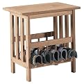 Mission Magazine End Table - Unfinished