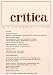 Magazines : Critica Revista Hispanoamerica De Filosofia