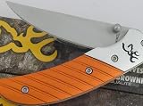 Browning Buckmark Prism II Linerlock Orange Anodized Aluminum Knife