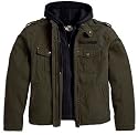 Harley-Davidson® Men's Road Warrior 3-in-1 Cotton Canvas Jacket. Embroidery. 98400-10VM