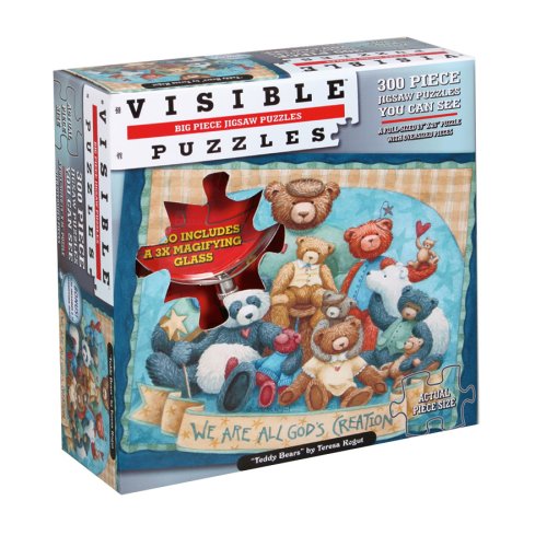 TDC games Visible Big Piece Puzzles - Teddy Bear