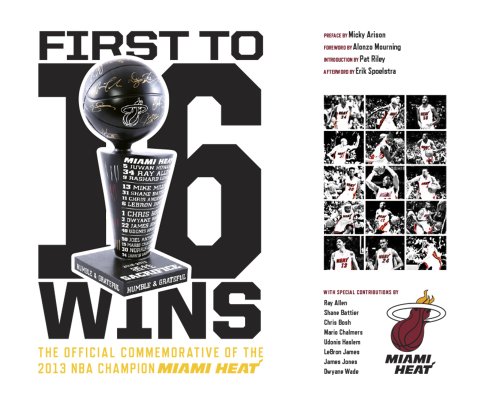first to 16 wins the official commemorative of the nba champion miami heat