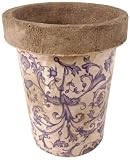 Blue and White Ceramic Long Tom Pots