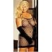 Sexy Plus Size Fishnet Dress with Big Holes