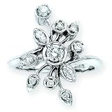 Sterling Silver 1/2 ct. Cubic Zirconia Fashion Ring