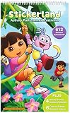 Dora the Explorer and Diego Stickerland Activity Pad - 612 Stickers, Activity Scenes, Color-in Scenes