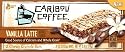 Caribou Bars - Vanilla Latte 2 Count, 2.4-Ounce Boxes (Pack of 16)