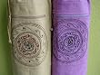 Barefoot Yoga Cotton Canvas Mat Bag - Henna Design - Standard