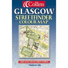 Collins Glasgow Colour Street Map (Streetfinder)
