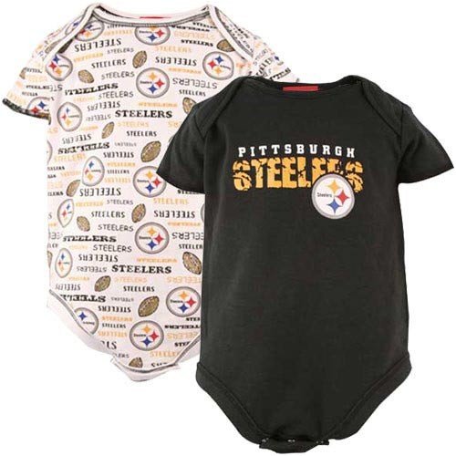 Pittsburgh Steelers Infant 2-Pack Creeper Set