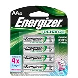 Buy Energizer NH15BP-4 Rechargeable AA Battery 4 Pack by Energizer