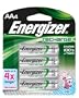 Energizer NH15BP-4 Rechargeable  AA Battery 4 Pack