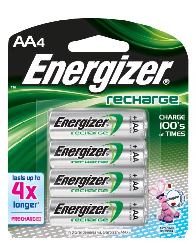 Energizer NH15BP-4 Rechargeable AA Battery 4 Pack Reviews