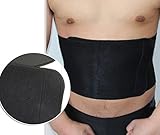ZJchao(TM) Fitness Sporting Slimming Waist Trimmer Belt Black