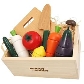 【クリックで詳細表示】はじめてのおままごと 木箱入りセット G05-1079