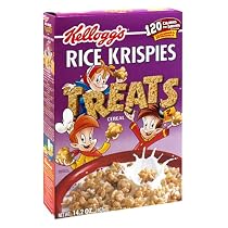 Rice Krispies Treats Rice Cereal, 14.2-Ounce Boxes (Pack of 4)