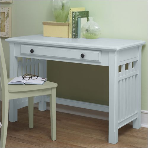 Riverside Furniture 52223 Spring Street 45" W Writing Desk in Clear Blue Skies