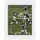 Photo File New England Patriots Super Bowl 38 Tom Brady Matted Photo