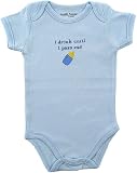 Baby-Says Bodysuit - I drink until I pass out!, 3-6 months