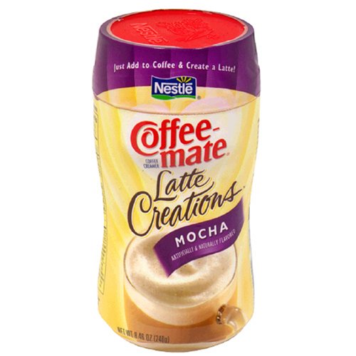 Coffee-mate Latte Creations, Mocha, 8.46-Ounce Units (Pack of 6)