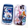 LG Optimus S LS670 Crystal Silicone Skin Case "Colorful Flowers" Design