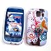 LG Optimus S LS670 Crystal Silicone Skin Case "Colorful Flowers" Design