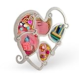 Kissing Couple Heart Pin from the Artazia Collection #574 HP OP