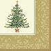 Amscan Classic Victorian Tree Luncheon Christmas Party Tableware (Pack Of 16), Multicolor, 6.5