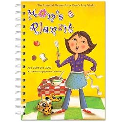 Mom's Plan-It 17 Month 2009 Engagement Diary Calendar (Moms Planner)
