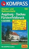  : Kompass Karten, Augsburg, Dachau, F&uuml;rstenfeldbruck: Wander- und Rad