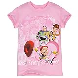 Disney-Pixar Toy Story Glittering Hearts Girls (2-12) Organic Tee - Pink