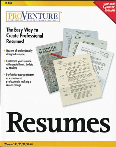 Software: Proventure Resumes