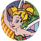 Disney by International Artist Romero Britto for Enesco Tinker Bell Plate 8 IN