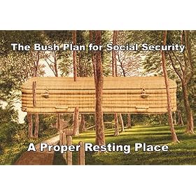 Buyenlarge 20187-8CG12 Bush Plan for Socila Security 12x18 Giclee on canvas