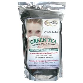 Extreme Health's Organically Grown Green Tea, Loose Leaf, 8-Ounce Bag