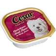 Cesar Canine Cuisine Porterhouse Steak Flavor in Meaty Juices for Small Dogs, 3.5-Ounce Trays (Pack of 24)