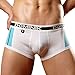 Dominik Underwear Cotton Trunk, Mens, White