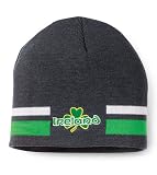 Ireland Knit Skull Caps - Green Stripe