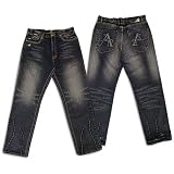 Akademiks - Akademiks Inked Leather Jean - Men's