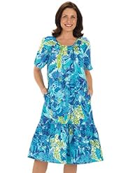 Tropical Print  Dress