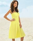 Tie-neck halter dress