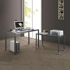 Schreibtisch Computertisch 2 Tische Set