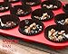 ICE COALS Silicone Muffin/Cupcake Baking Pan Tray, Food Grade, Non-Stick Silicone, BPA Free