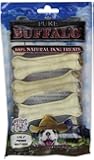 Loving Pets Pure Buffalo 4-Inch Pressed Bully Bone Dog Treat, 5-Pack