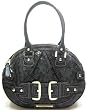 Guess Black Ofelia Dome Satchel Handbag